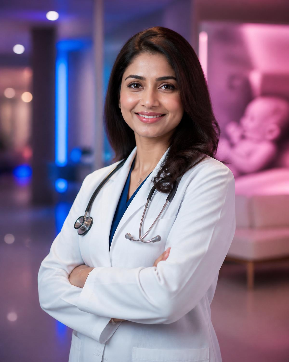 Dr. Archana, fetal medicine specialist at Vivid Scans